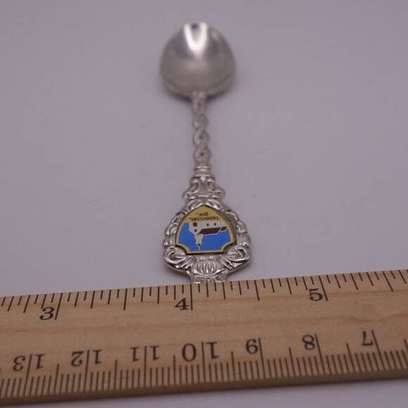 Tadoussac Quebec Silver Plated Japan Souvenir Spoon - Picture 4 of 15
